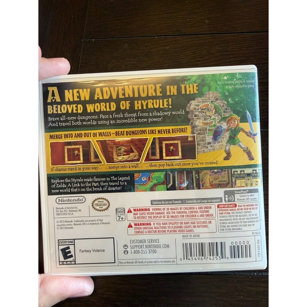 The Legend of Zelda: A Link Between Worlds (Nintendo 3DS, 2013) - Picture 4 of 4